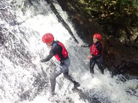 Gorge Scrambling with Anglesey Adventures