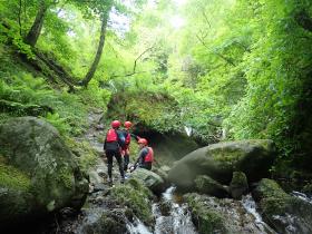 Gorge Scrambling with Anglesey Adventures