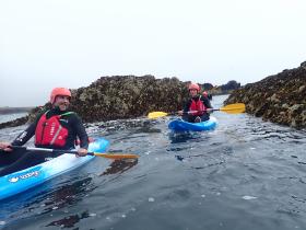 Sit on top kayaking