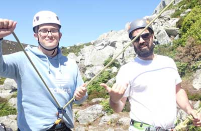 Rock climbing anglesey