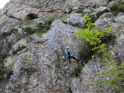 Abseiling group