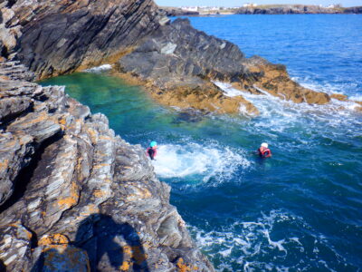 Coasteering on Anglesey