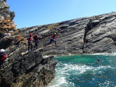 Coasteering group