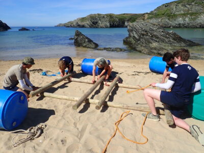Raft building