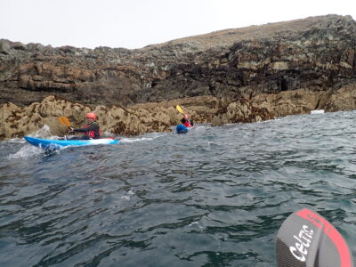 Kayaking Holy Island