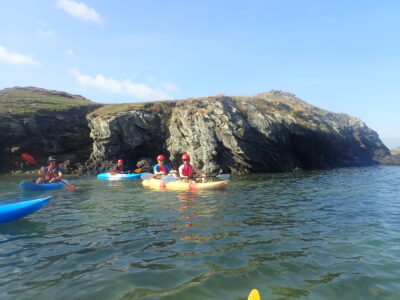Kayaking family